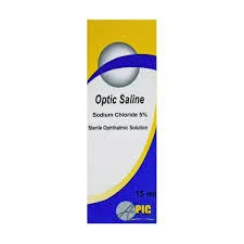 Optic Saline 5% eye drops 15 ml - اوبتيك سالين قطرة للعين 15 مل