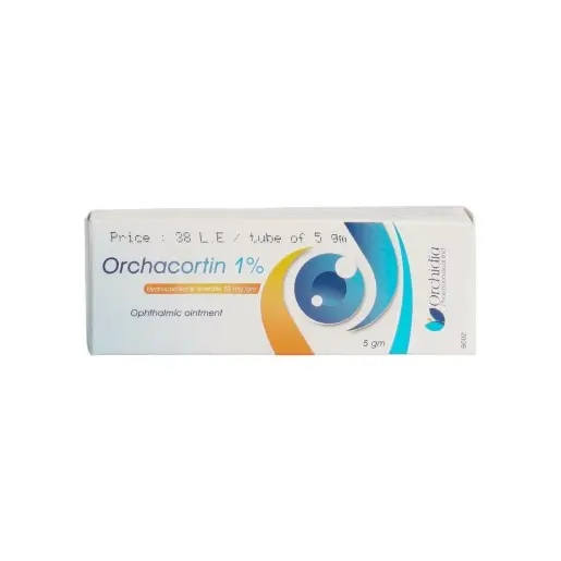 orchacortin 1% eye oint 5 gm - اوركاكورتين 1% مرهم للعين 5 جم