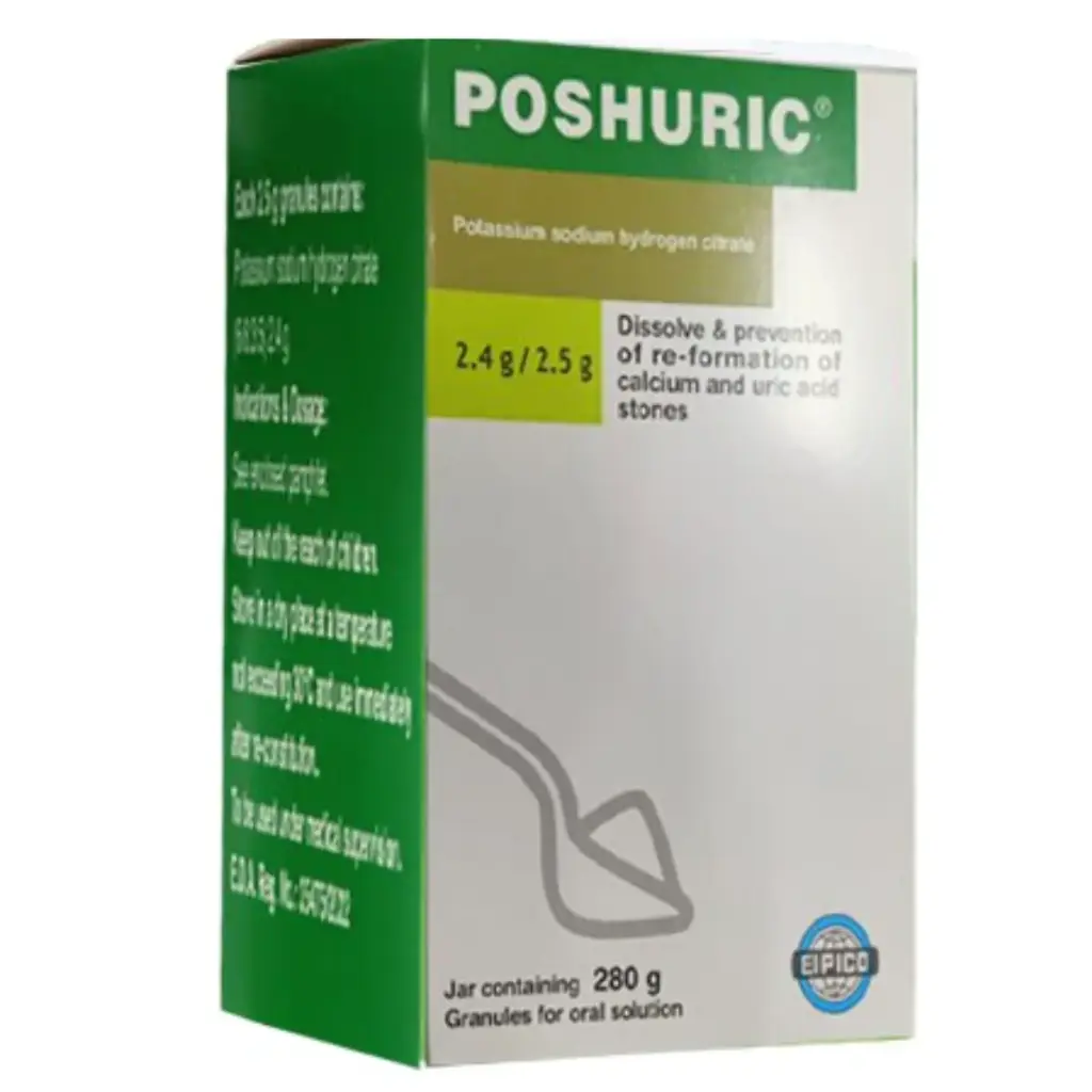 poshuric granules 280 gm - بوشيوريك حبيبات فوارة 280 جم