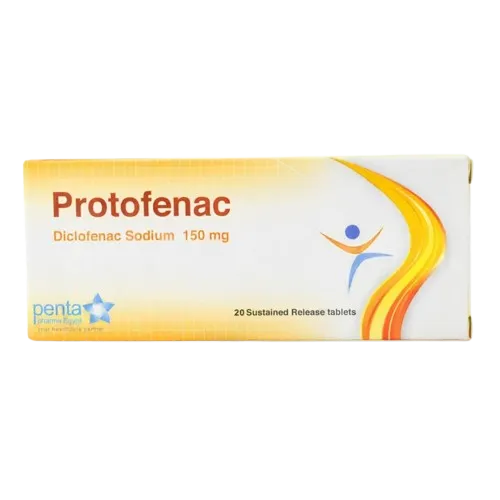 [code in gad:66322--code in mourad:67567] Protofenac 150mg 20  tabs - بروتوفيناك 150مجم 20 قرص ممتد المفعول