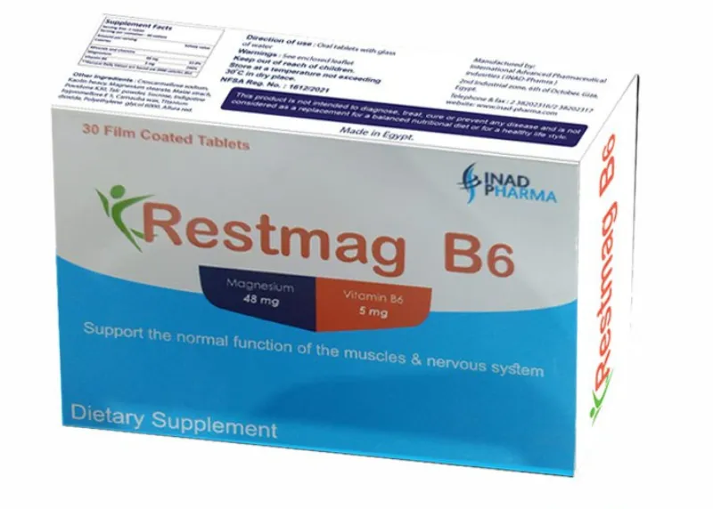 restmag b6 30 tabs - ريستماج ب6 30 قرص