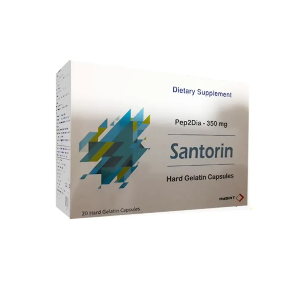 [code in gad:68012--code in mourad:67657] Santorin 350mg 20 capsules - سانتورين 350 مج 20 كبسولة