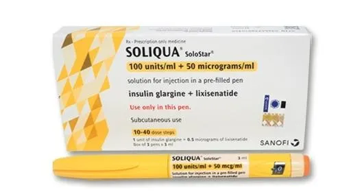 [code in gad:67748--code in mourad:67459] Soliqua 100IU+50 mcg/ml 3 prefilled pens 3ml - سوليكوا 100 وحدة+50 مكجم/مل 3 اقلام 3 مل