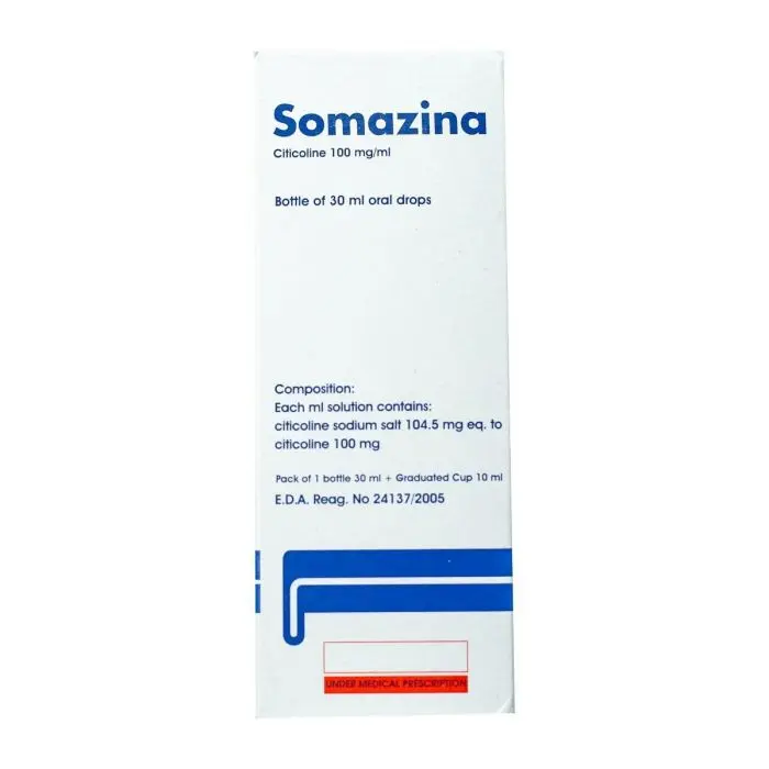 somazina 100mg/ml oral drops 30 ml - سومازينا 100مجم/مل نقط للفم 30 مل