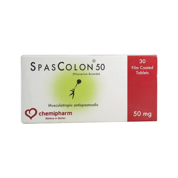 spascolon 50mg 30 tab - سباسكولون 50 مجم 30 قرص