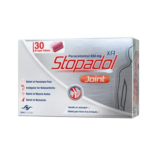 stopadol joint 650 mg 30 tabs - ستوبادول جوينت 650 مجم 30 قرص