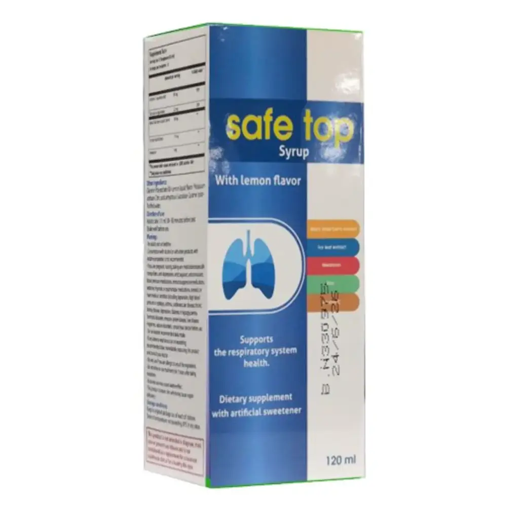 safe top syrup 120 ml - سيف توب شراب 120 مل