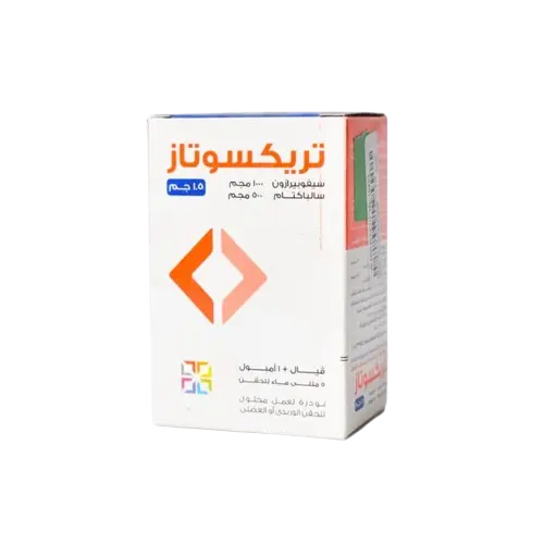 trexotaz 1.5 gm i.m. / i.v. vial - تريكسوتاز 1.5جم فيال للحقن عضل/وريد