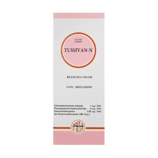 tussivan n syrup 125ml - توسيفان ن شراب 125 مل