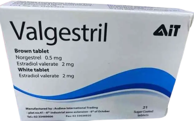 [code in gad:66907--code in mourad:65799] valgestril 21 tabs (biphasic) - فالجيستريل 21 قرص بديل سيكلوبروجينوفا