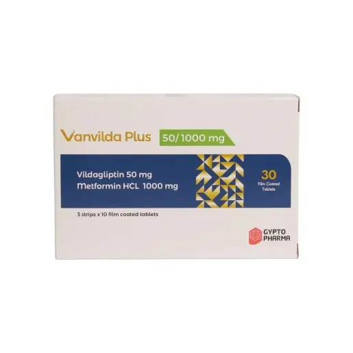 vanvilda plus 50/1000 mg 30 tabs - فانفيلدا بلس 50/1000 مجم 30 قرص