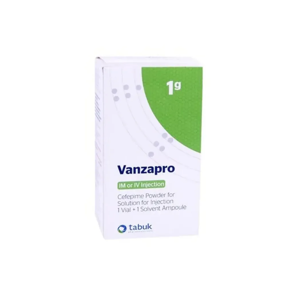 Vanzapro 1 gm vial for IM or IV injection - فانزابرو 1 جم  فيال للحقن العضلى او الوريدى