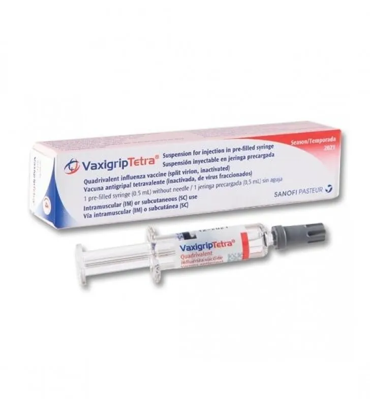 [code in gad:59011--code in mourad:59011] vaxigrip tetra 0.5ml prefilled syringe - فاكسيجريب تيترا مصل الانفلونزا سرنجة معبأة