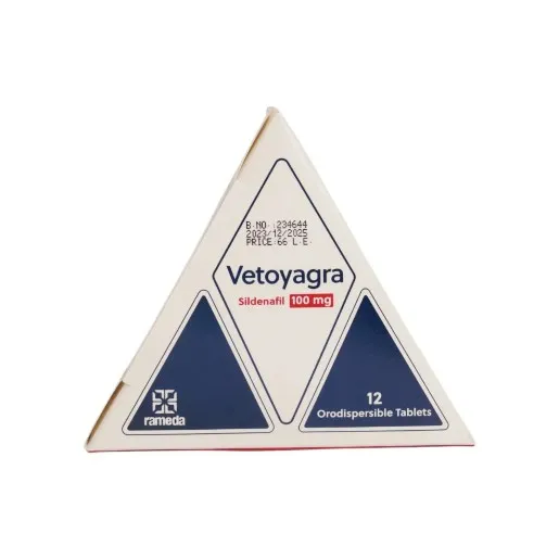 [code in gad:67434--code in mourad:67275] Vetoyagra 100mg 12 orodispersible tabs - فيتوياجرا 100 مجم 12 قرص يذوب بالفم