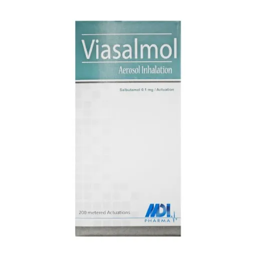 Viasalmol 100mcg 200 actuations inhaler - فياسالمول 100مكجم 200 جرعة