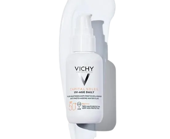 [code in gad:65792--code in mourad:] Vichy Capital Soleil UV Age Daily SPF 50 40ml - فيشي كابيتال سوليل سائل واقي شمس ومضاد للشيخوخة 40 مل