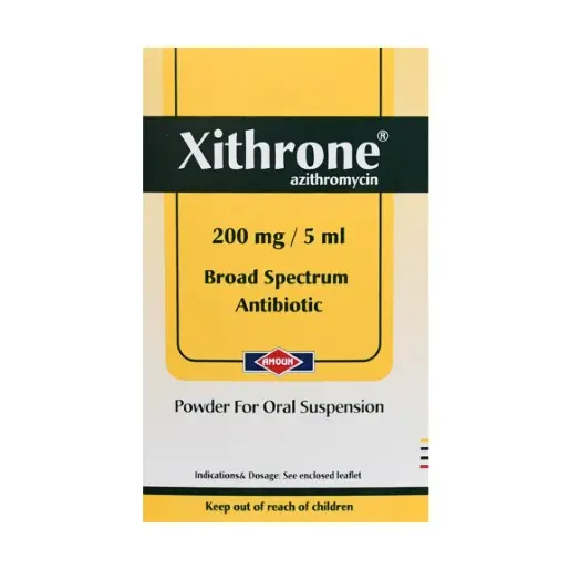 xithrone 200 mg/5ml susp. 15ml - زيثرون 200مجم/5مل معلق 15 مل