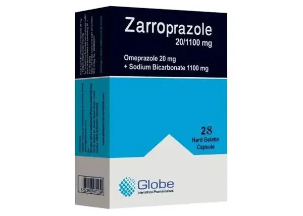 [code in gad:67362--code in mourad:65144] zarroprazole 20/1100mg 28 caps - زاروبرازول 20/1100 مجم 28 كبسولة