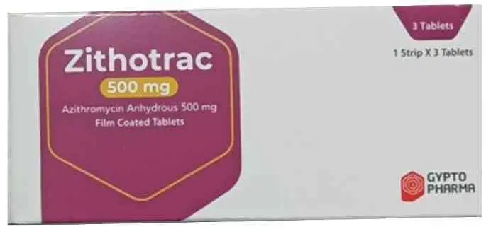 zithotrac 500 mg 3 tabs - زيثوتراك 500مجم 3 اقراص