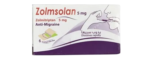 [code in gad:65981--code in mourad:] zolmsolan 5mg 6 orodispersible film - زولمسولان 5 مجم 6 افلام قابلة للذوبان بالفم