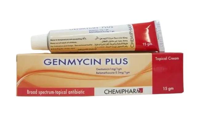 Genmycin Plus Cream 15 gm - كريم جينمايسين بلس 15 جم