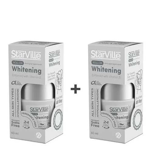 Starville Whitening Antiperspirant Roll On 60 ml (offer) - ستارفيل رول اون مزيل عرق 60 مل (عرض خاص)