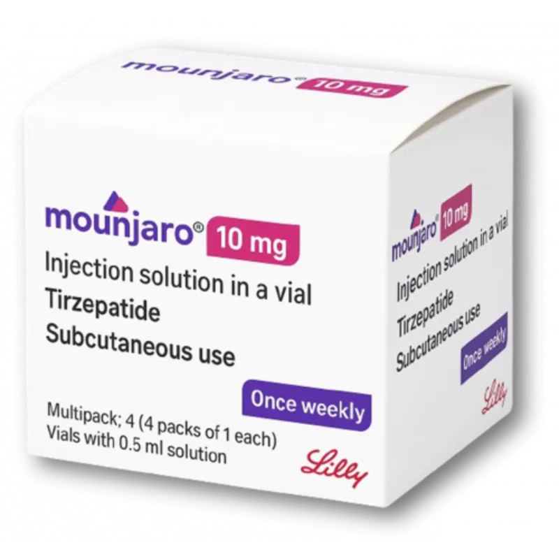 mounjaro injection 10mg 4 single dose vials - مونجارو 10 مجم محلول للحقن 4 فيال
