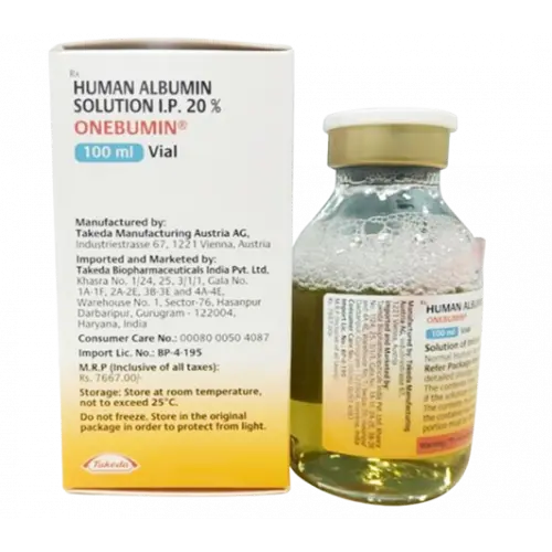 [code in gad:28067--code in mourad:] Human Albumin 20 Percent Infusion 50 ml - البيومين بشري محلول للحقن الوريدي 20% 50 مل