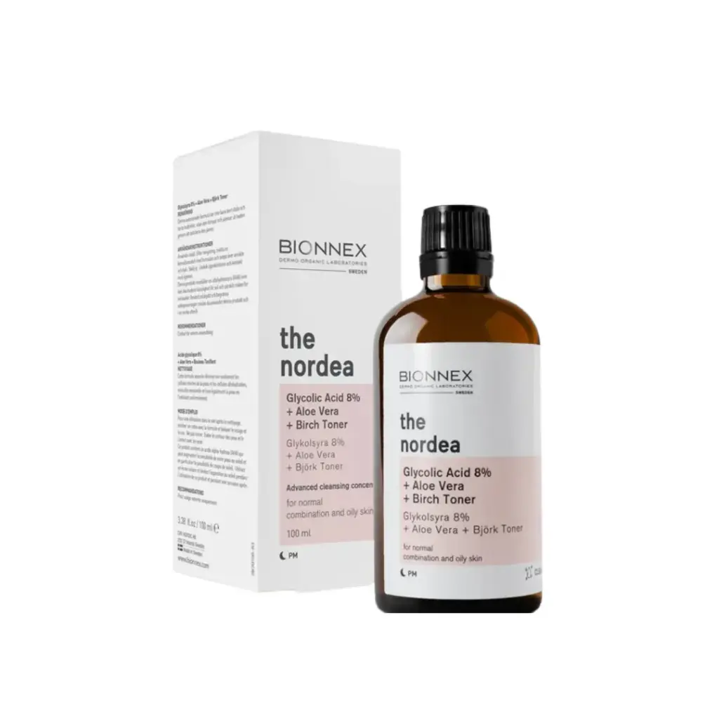 [code in gad:68697--code in mourad:] Bionnex The Nordea Glycolic Acid and Aloe Vera Toner 100ml - بايونيكس ذا نورديا تونر حمض الجليكوليك والصبار 100 مل