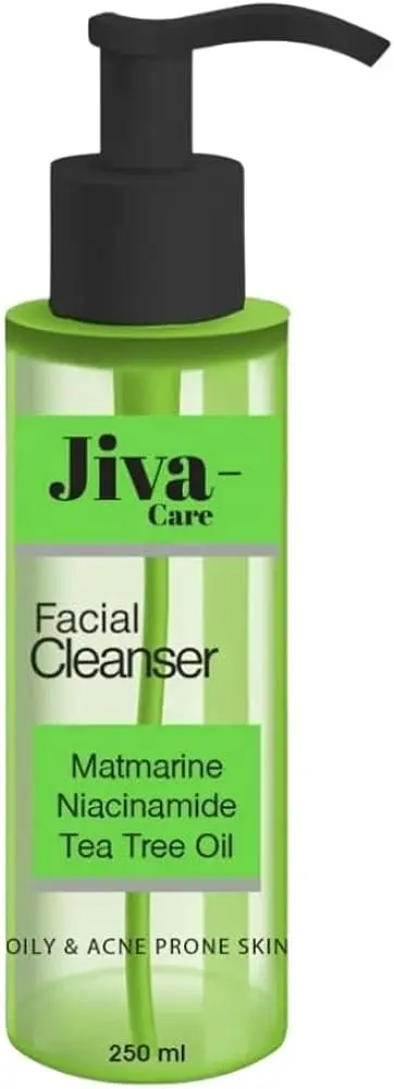 [code in gad:68715--code in mourad:] Jiva Care Facial Cleanser 250ml - جيفا كير غسول الوجه للبشرة الدهنية والمعرضة لحب الشباب 250 مل