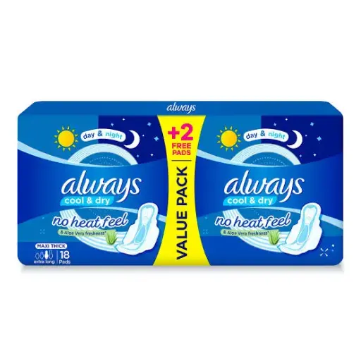 Always Maxi 18 Pads - اولويز ماكسي 18 قطعة